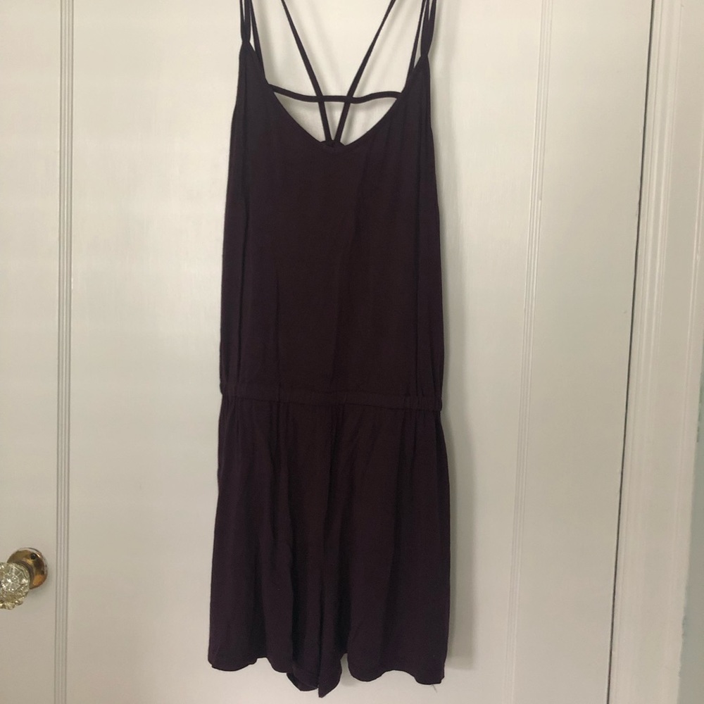 Maroon Romper